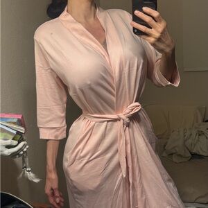 Pink Women's Robe M